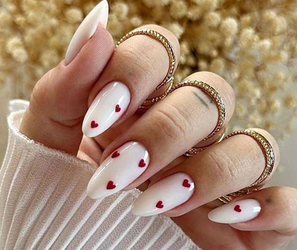 عکس ناخن قلب قلبی