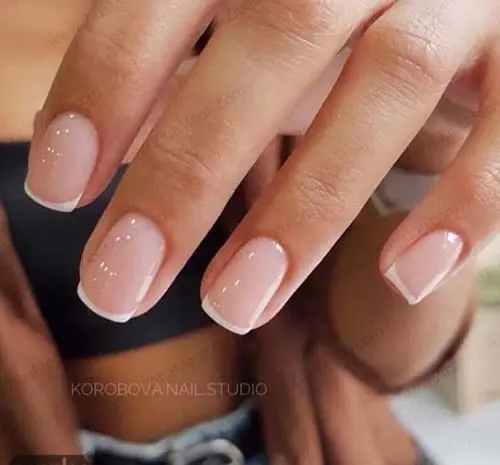 عکس ناخن کوتاه ساده