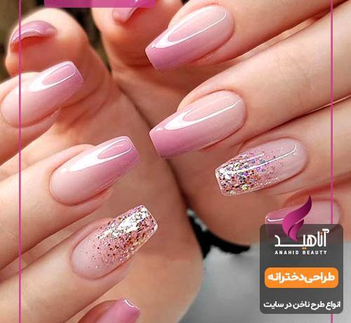 عکس ناخن کاشتن دخترانه