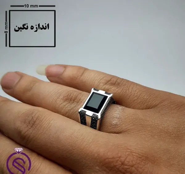 عکس انگشتر عقیق مردانه زیبا