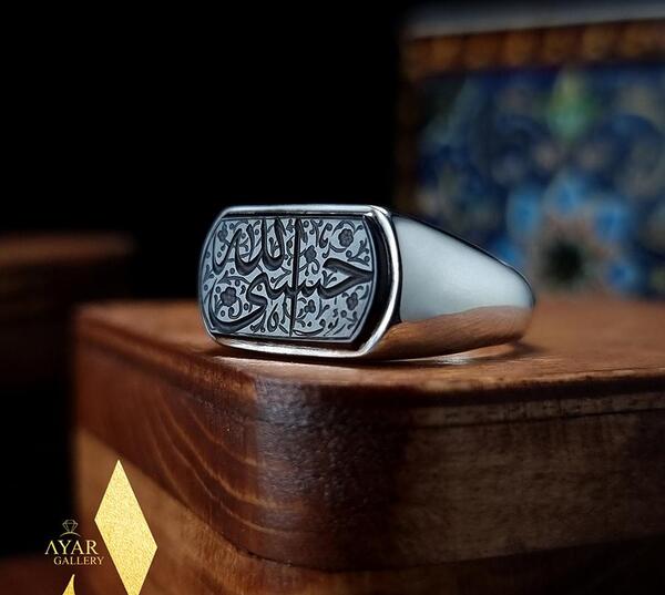 عکس انگشتر عقیق مردانه زیبا