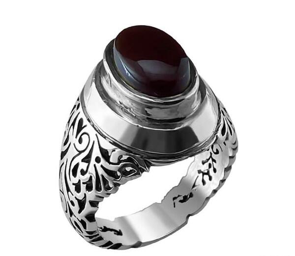 عکس های انگشتر عقیق مردانه