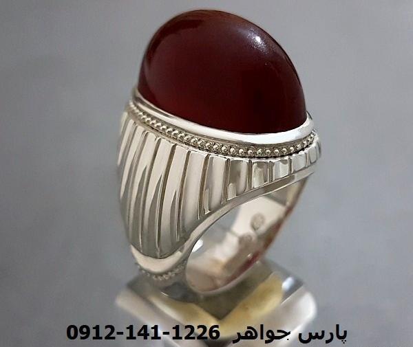 عکس های انگشتر عقیق مردانه
