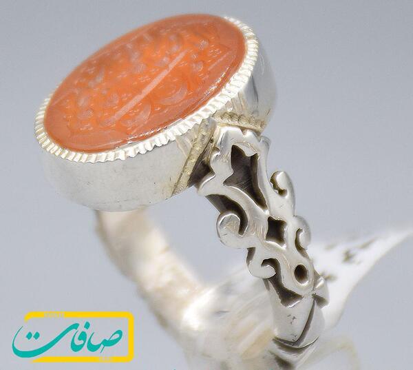 عکس انگشتر عقیق قرمز مردانه