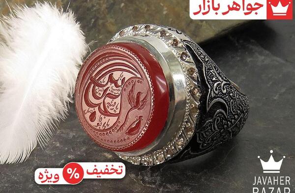 عکس انگشتر عقیق یمنی مردانه