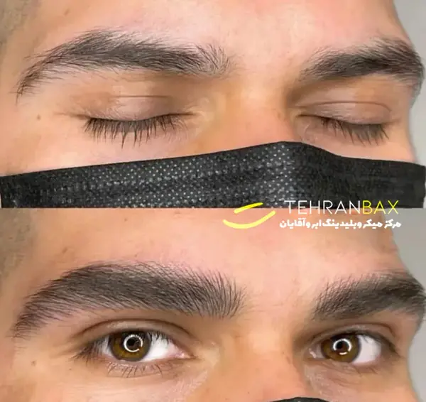 عکس هاشور ابرو مردانه