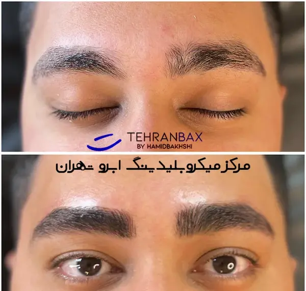 عکس هاشور ابرو مردانه