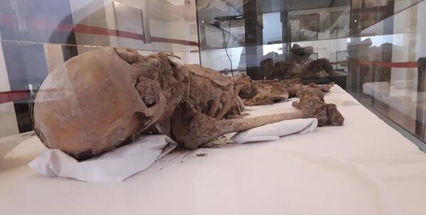 عکس مردان نمکی در موزه زنجان