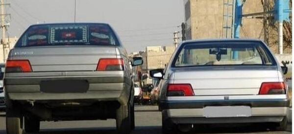 عکس ماشین پژو پارس شوتی سوار