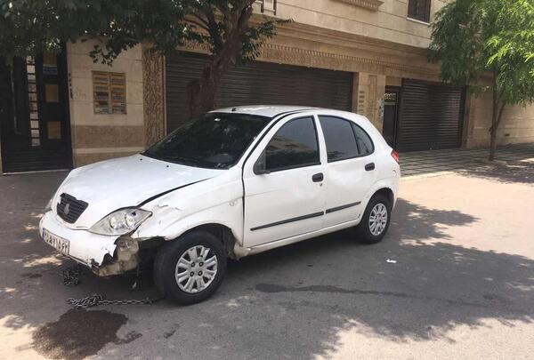 عکس ماشین تیبا ۲ سفید