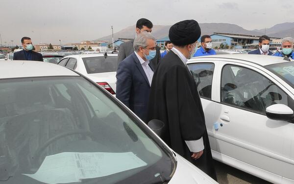 عکس ماشین آقای رئیسی