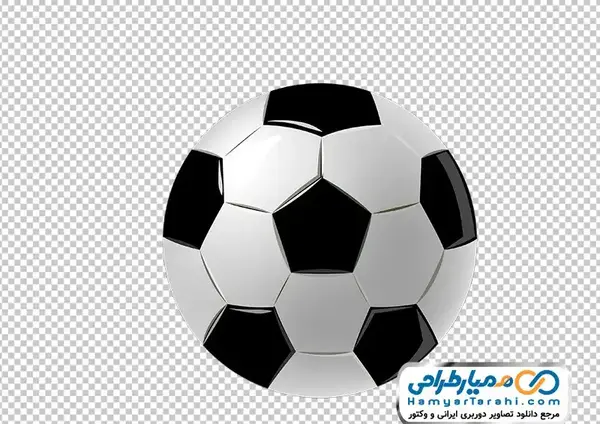 عکس توپ فوتبال مشکی