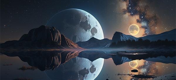 عکس ماه برای پس زمینه کامپیوتر