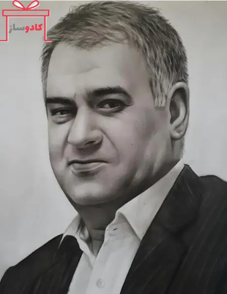 عکس مرد برای نقاشی سیاه قلم