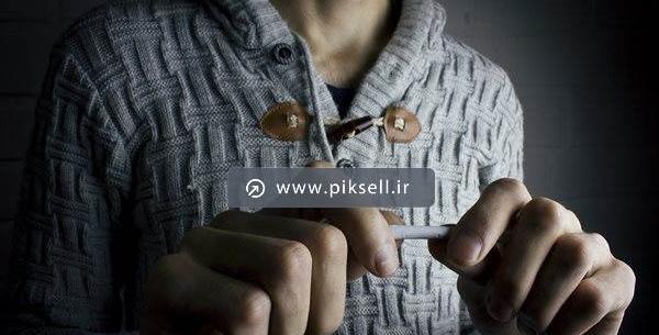 عکس سیگار مرد