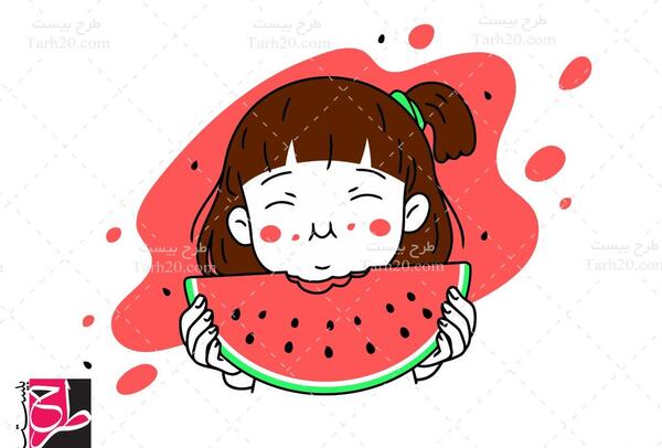 عکس هندوانه فانتزی شب یلدا