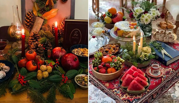 عکس های فیک شب یلدا