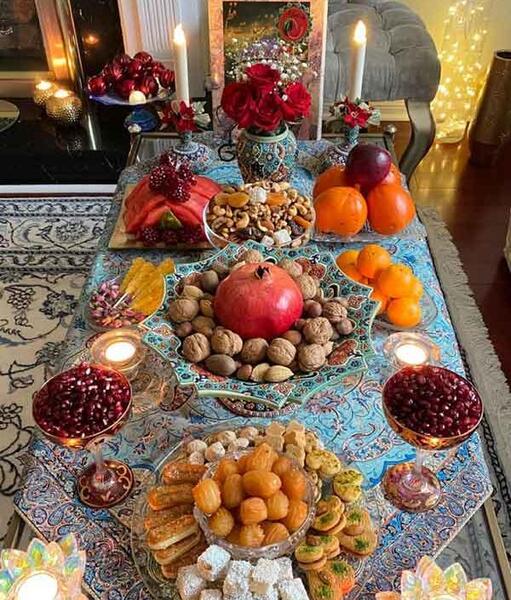 عکس فیک از شب یلدا