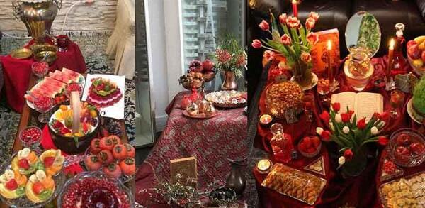 عکس فیک از شب یلدا