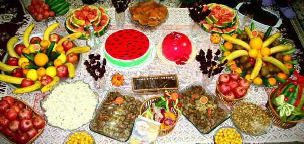 عکس فیک از شب یلدا