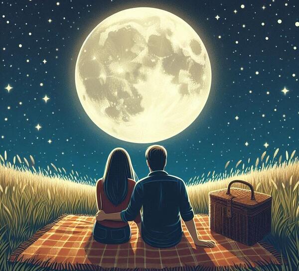 عکس پروفایل شب و ماه