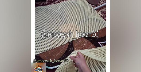 عکس شبه قالی روی گونی