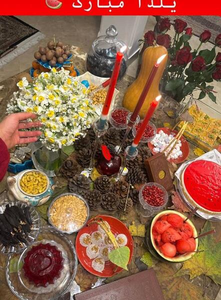 عکس شب یلدای بازیگران ایرانی
