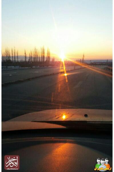 عکس زیبای طلوع آفتاب