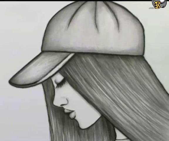 عکس مرد نیم رخ با کلاه