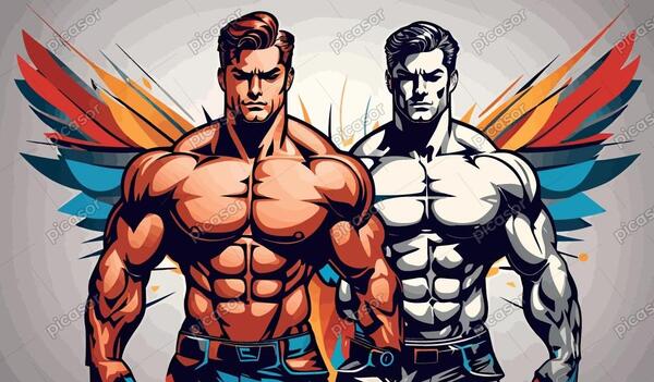 عکس مرد ورزشکاری