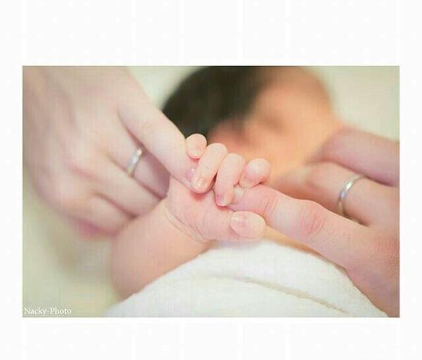 عکس مادر پدر بچه