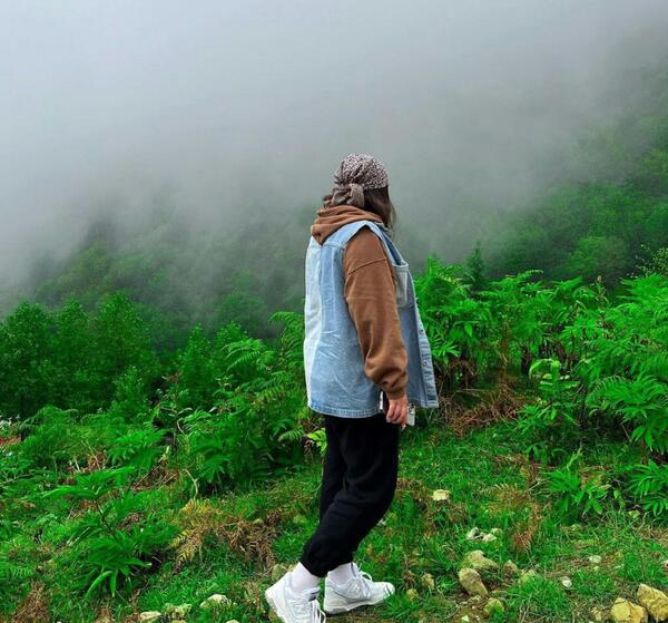 عکس در طبیعت دخترونه