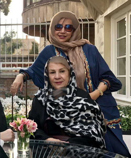 عکس مادر زیباترین دختر ایران