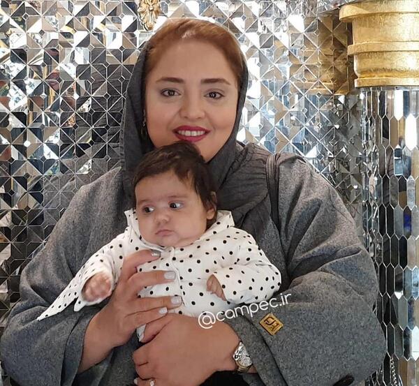 عکس مادر شوهر نرگس محمدی