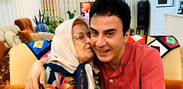 عکس مادر عمو پورنگ در بچه محل