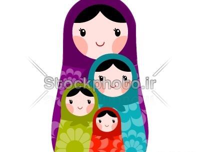 عکس مادر عروسکی