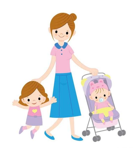 عکس مادر فرزندی کارتونی