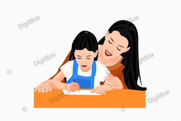 عکس فانتزی مادر و کودک