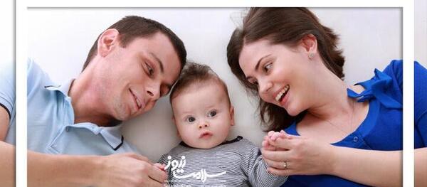 عکس پدر و مادر فیک