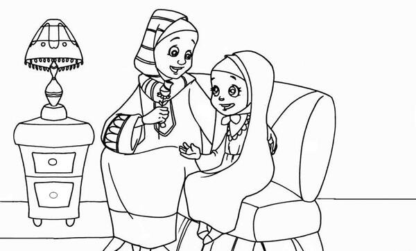 عکس مادر مهربان کارتونی