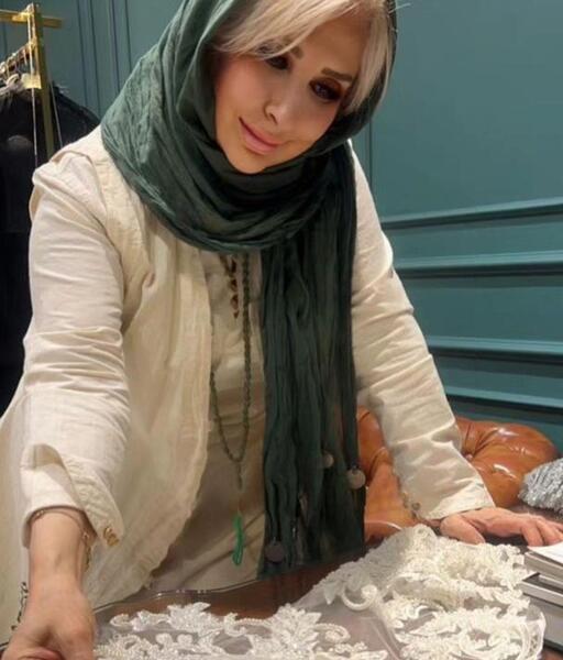 عکس عروسی مرجانه گلچین با همسرش