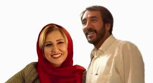 عکس عروسی مرجانه گلچین با همسرش