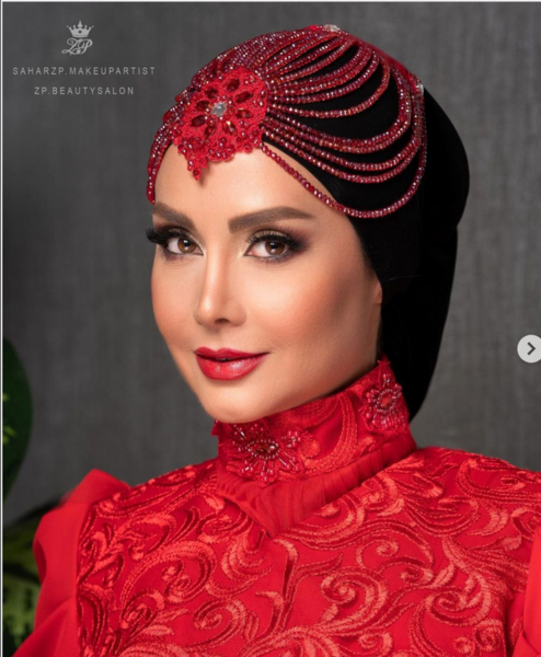 عکس لباس عروسی قرمز