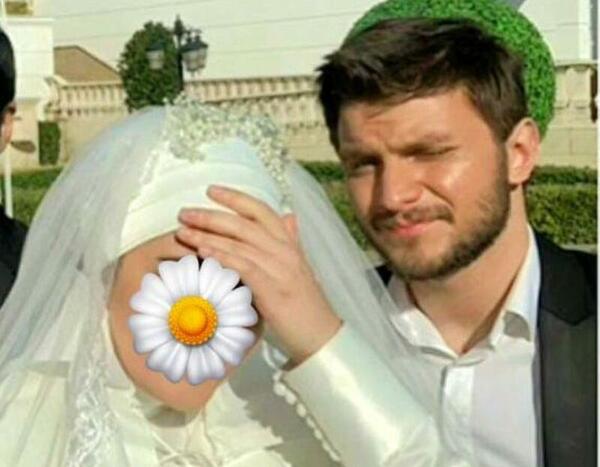 عکس عروسی فاطیما بهارمست و همسرش