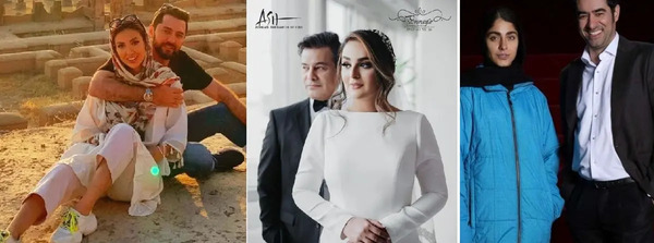 عکس عروسی شهاب حسینی و ساناز ارجمند