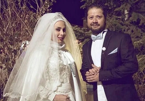 همسر واقعیش عکس عروسی علی صادقی