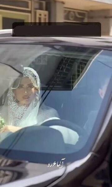 عکس عروسی بیرانوند و همسرش