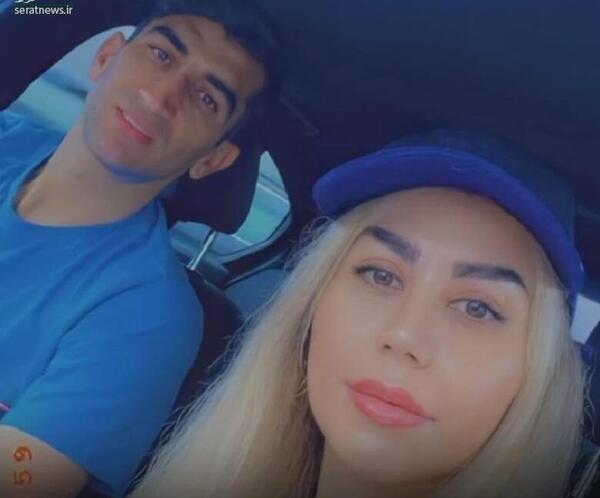 عکس عروسی بیرانوند و همسرش