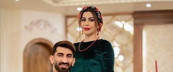 عکس عروسی بیرانوند و همسرش