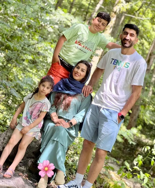 عکس عروسی بیرانوند و همسرش